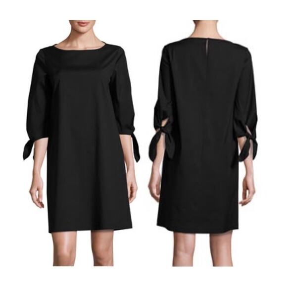 Lafayette 148 New York Paige Tie Sleeve Shift Dress - Picture 1 of 13